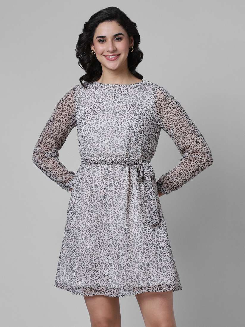 Buy Pantaloons Floral Printed A Line Dress Dresses for Women 24308386 Myntra