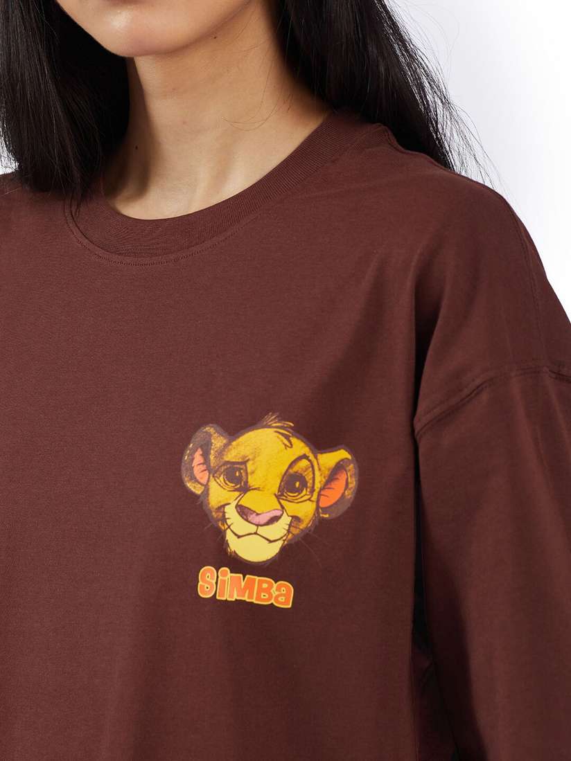 Lion King Camiseta Rey Leon Pull And Bear Printed Tshirts Pull And