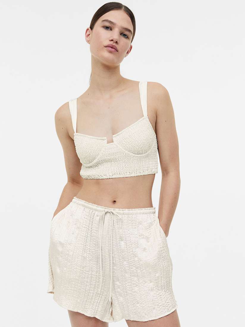 H&m satin shorts clearance
