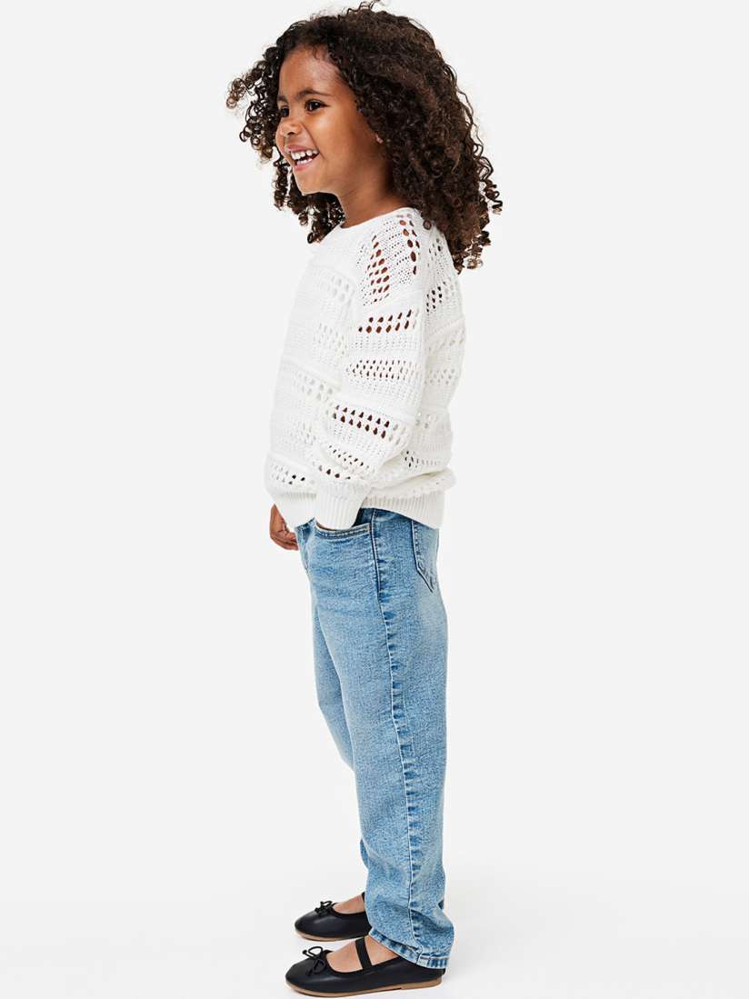 Girls relaxed fit jeans clearance