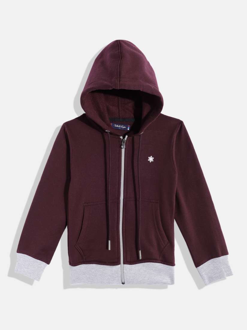 Girls hooded jumper clearance