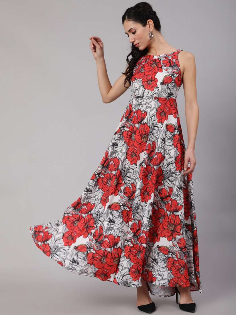 Aks maxi dress myntra cheap