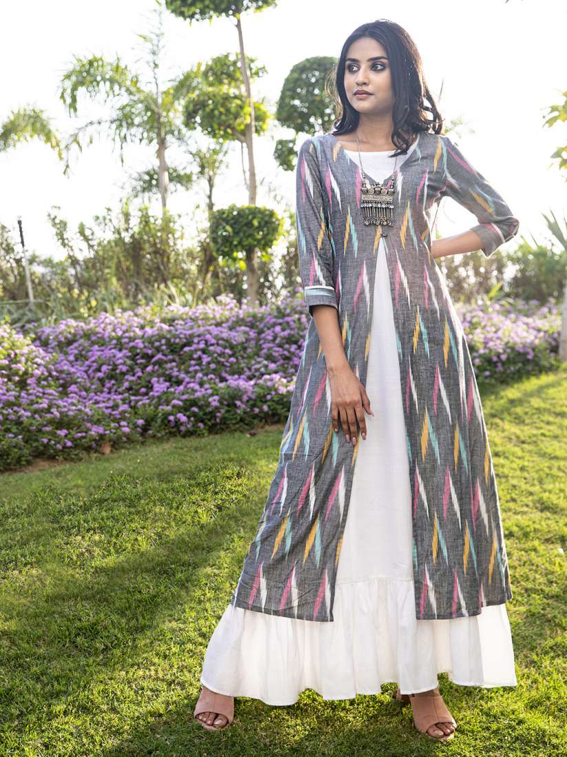 Cotton maxi dresses online myntra deals