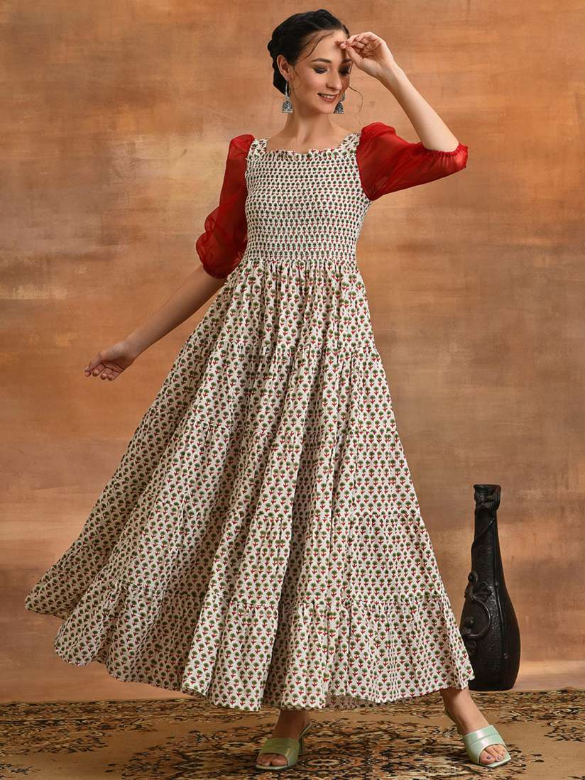 Myntra aks maxi dress top