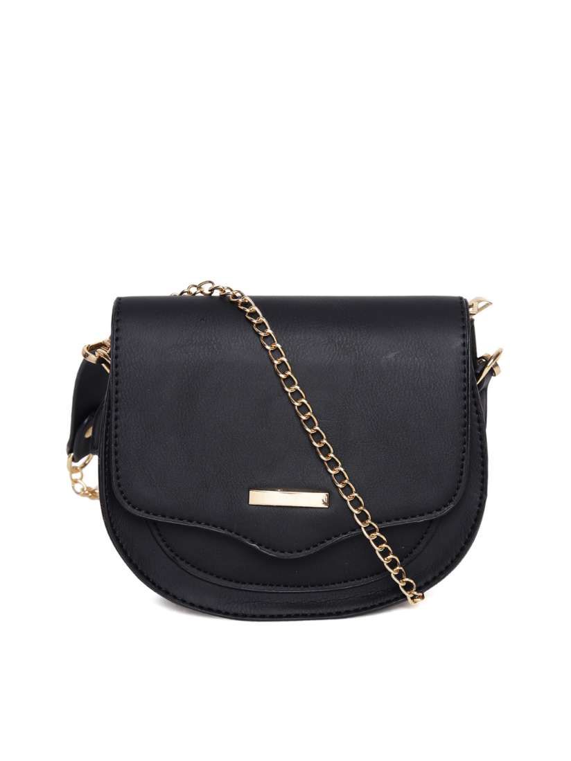 Buy Alvaro Castagnino Black Solid Sling Bag Handbags for Women 2432917 Myntra