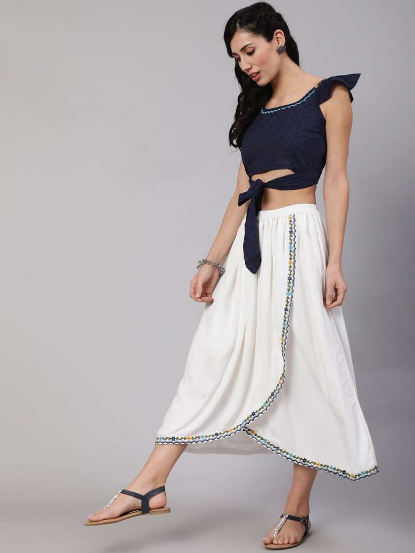 Skirt top on myntra outlet