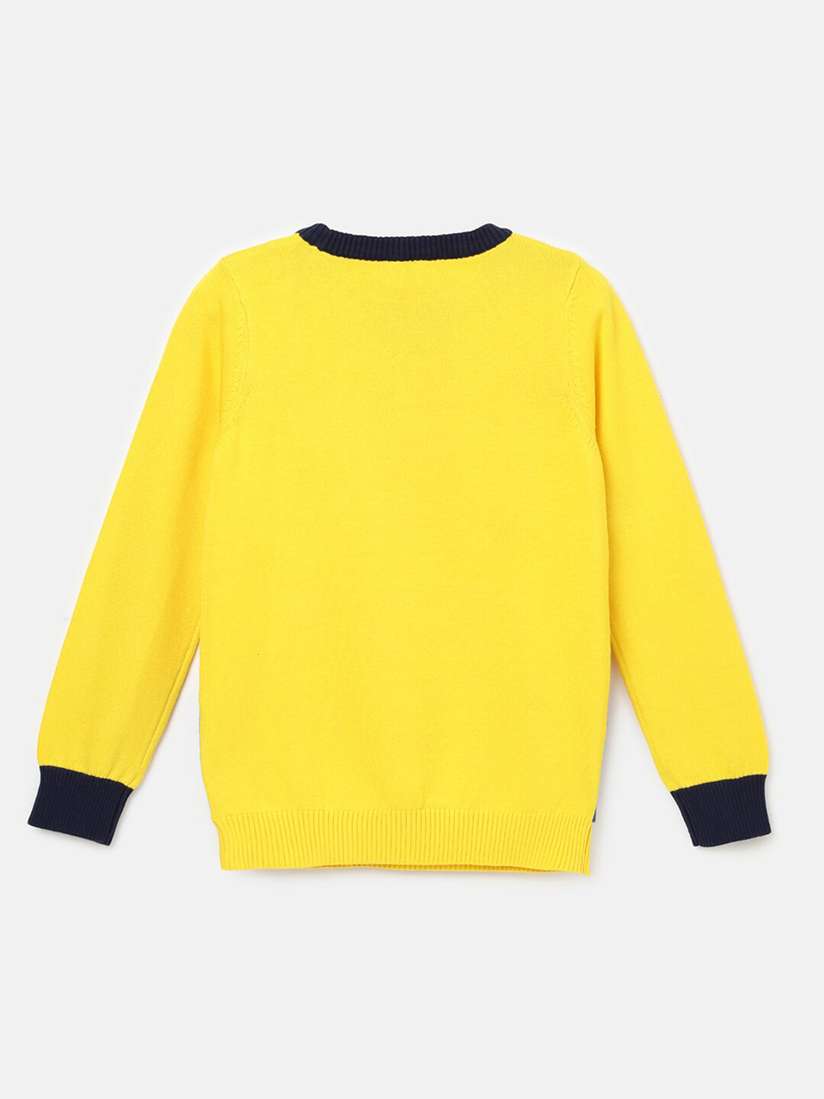 Yellow Sweater Ucb Sweaters Myntra Buy United Colors Of