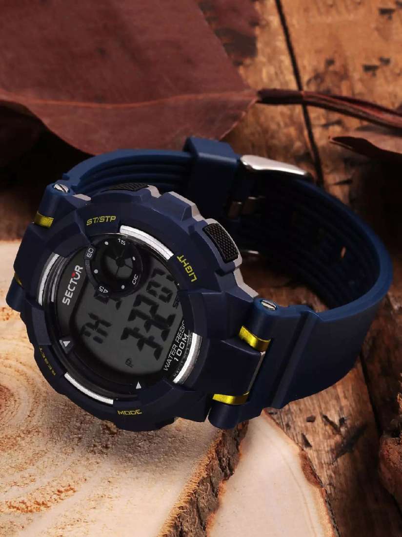 Digital watch leather strap hot sale