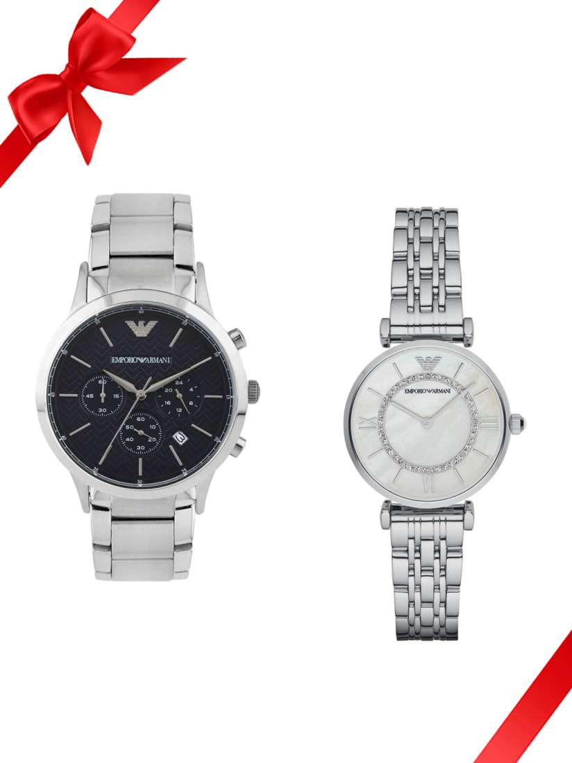 Armani his and her watch set clearance