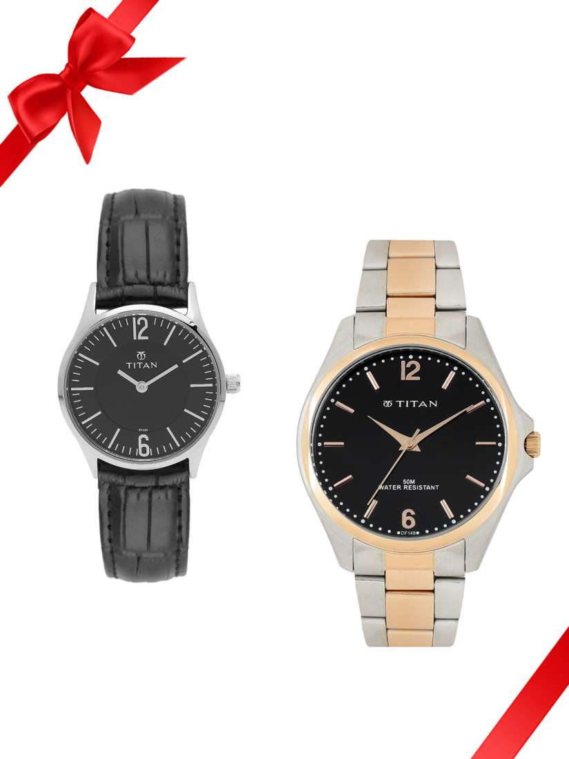 Titan his and her watches top