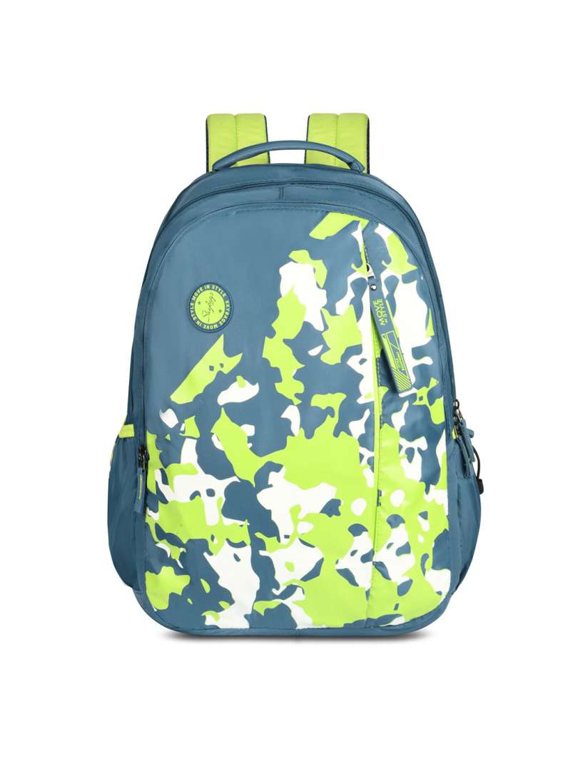 Skybags green backpack best sale