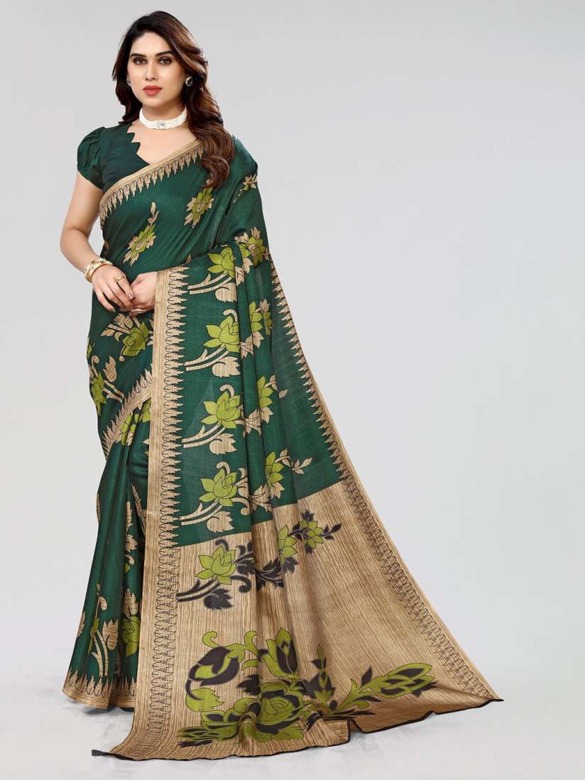 Myntra art silk sarees deals