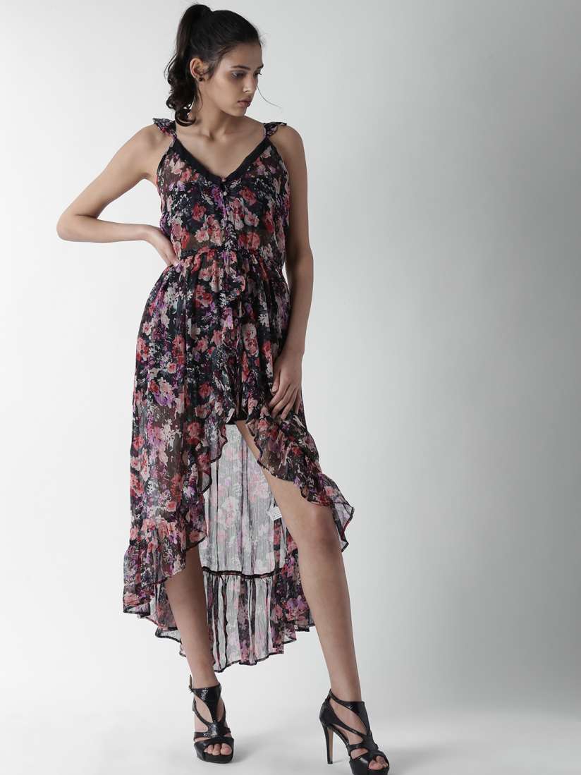 Floral print shoes forever 21 top