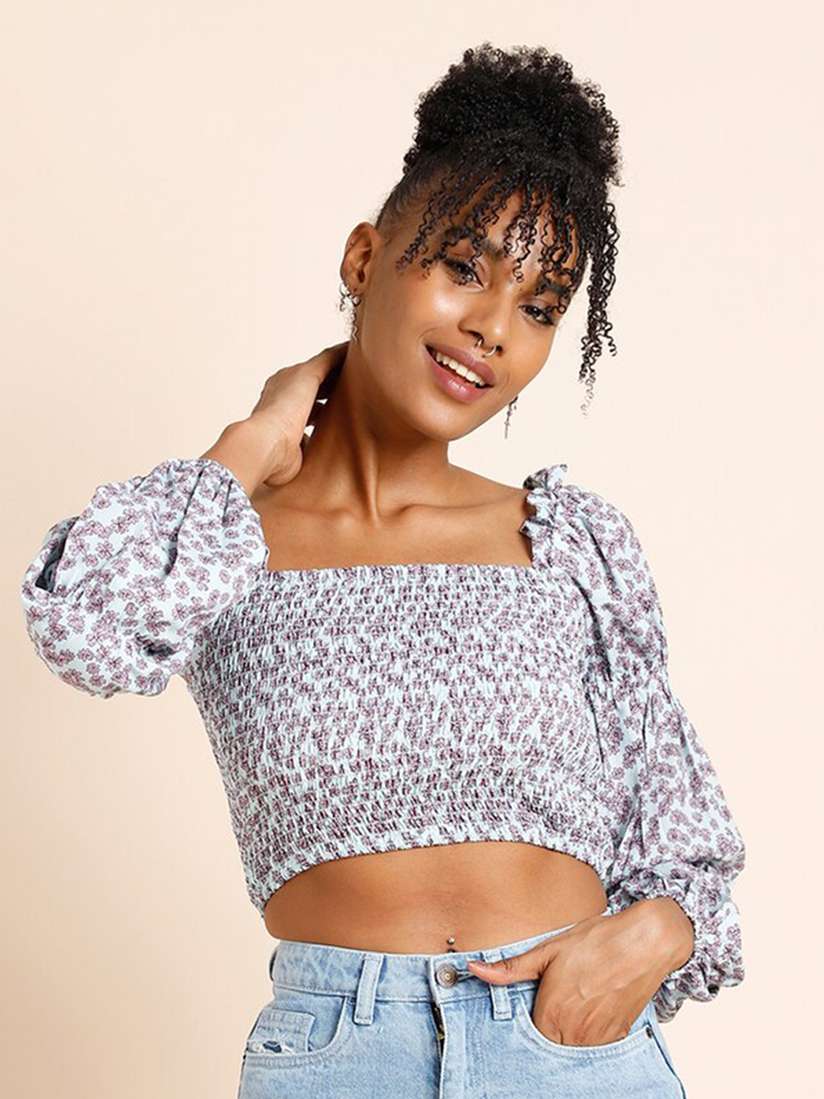 forever 21 smocked top