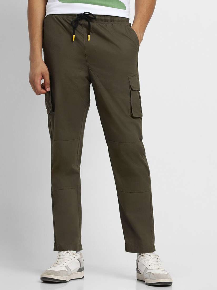 Buy FOREVER 21 Men Mid Rise Cargo Trousers Trousers for Men 24369682 Myntra