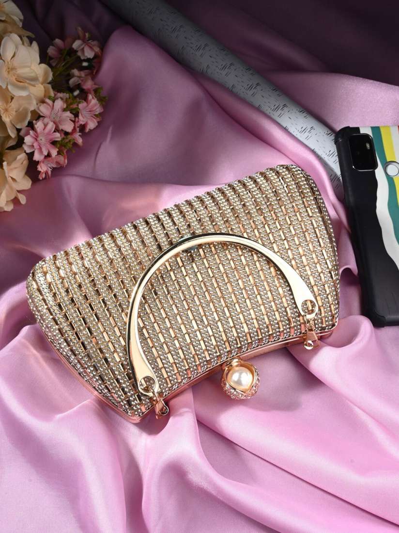 Buy Toobacraft Embellished Wrist Loop Box Clutch Clutches for Women 24369940 Myntra