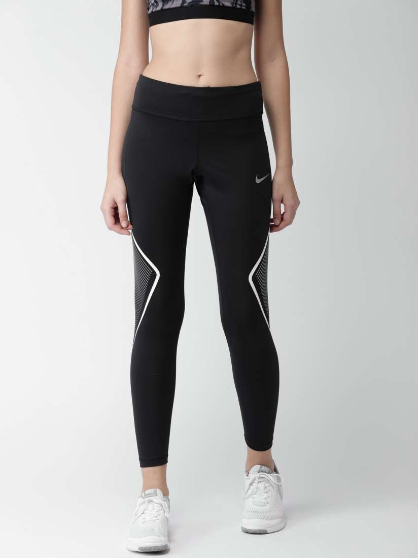 Buy Nike Women Black AS W NK PWR TGHT FAST GX Running Tights Tights for Women 2437043 Myntra