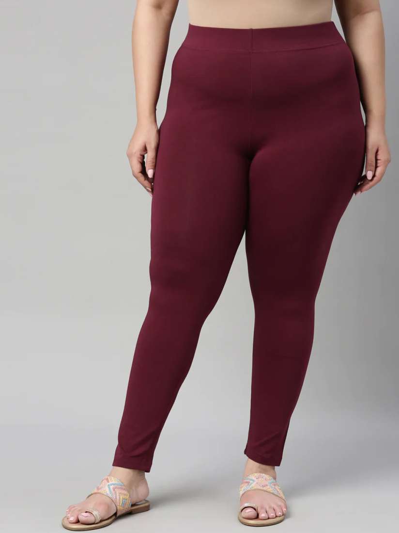 Buy SANADO Plus Size Ankle Length Leggings Leggings for Women 24370636 Myntra