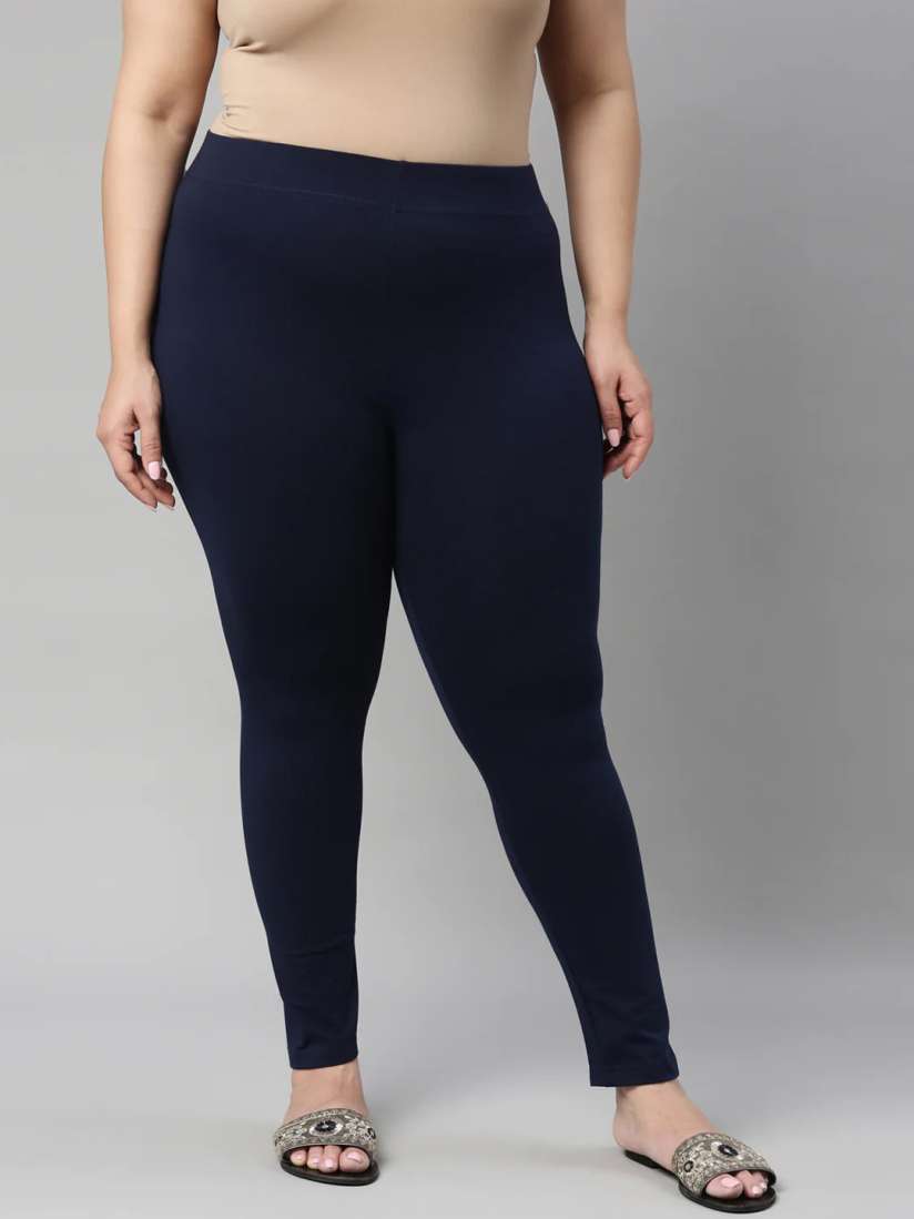 Buy SANADO Plus Size Ankle Length Leggings Leggings for Women 24370708 Myntra
