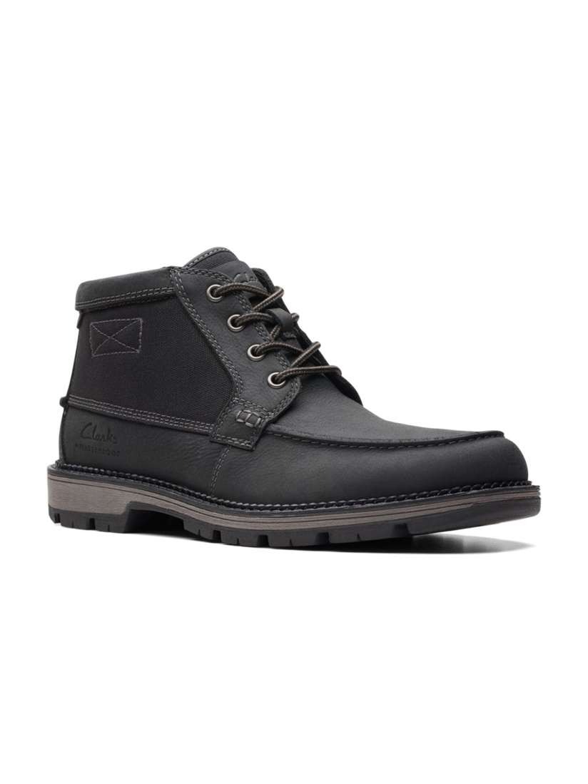 Buy Clarks Men Textured Leather Mid Top Regular Boots Boots for Men 24372336 Myntra