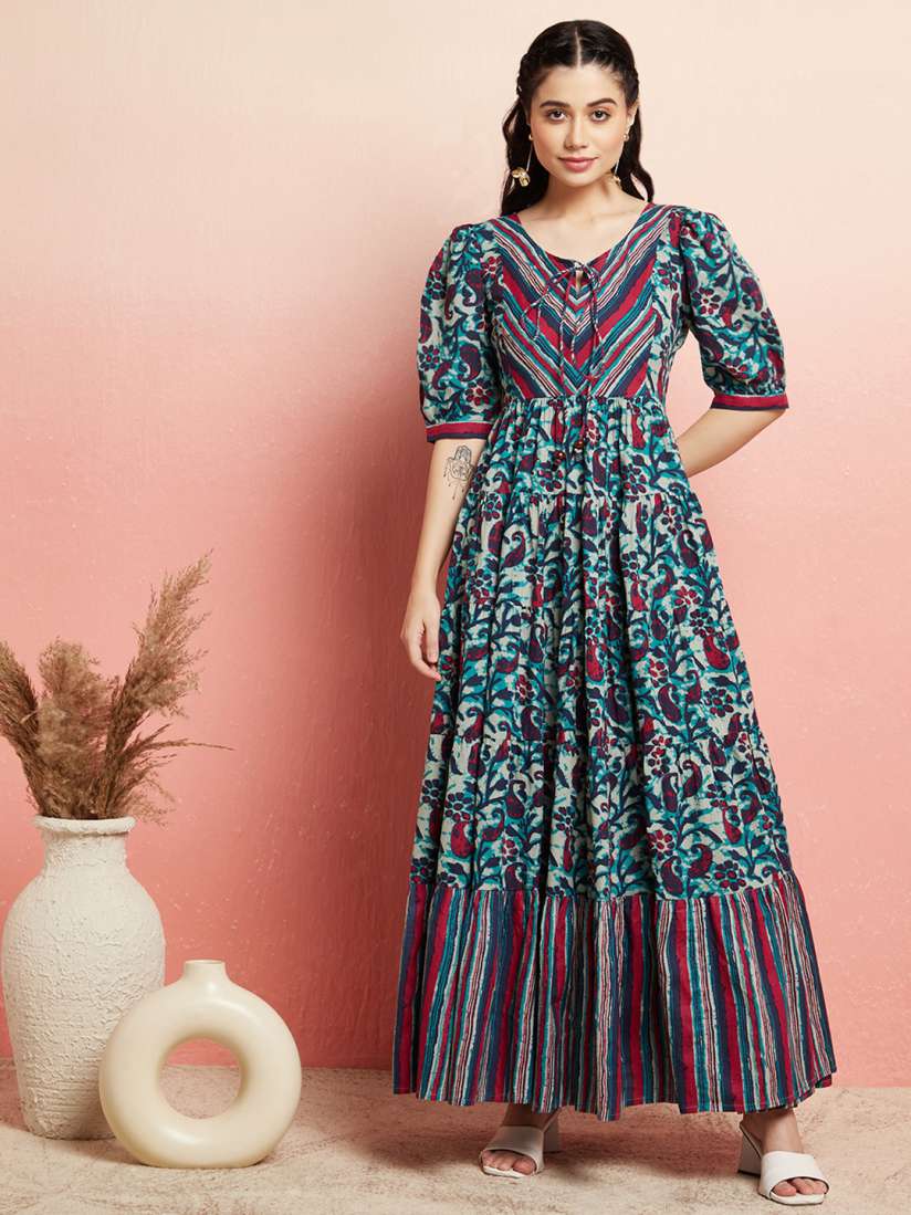 Myntra aks maxi dress clearance