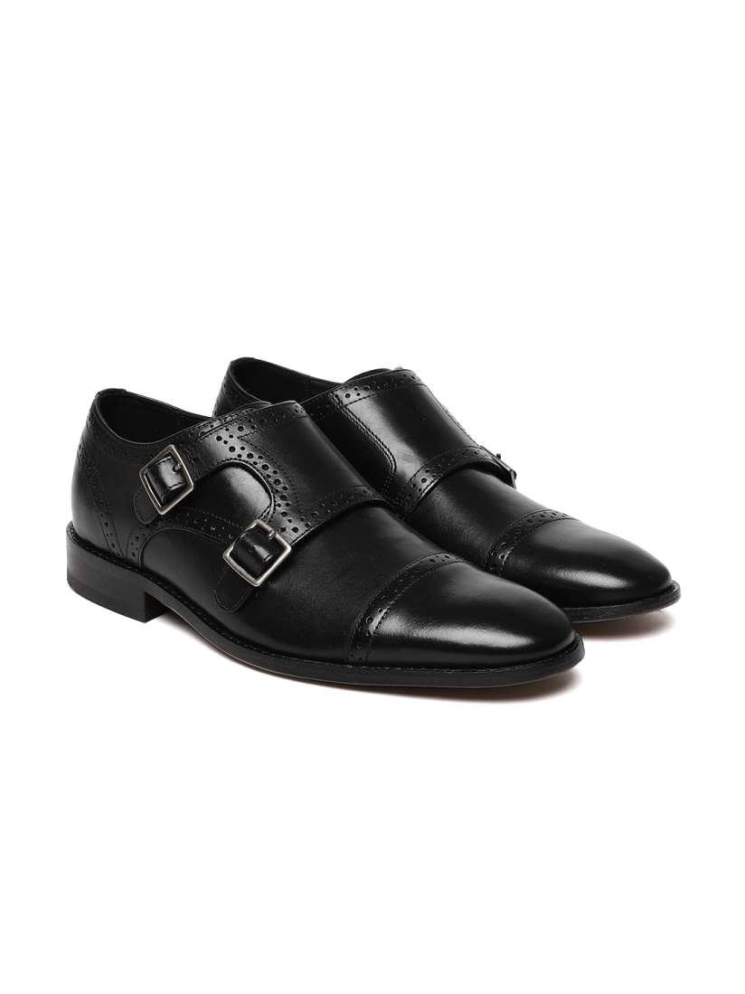 Buy Clarks Bostonian Men Black Nantasket Leather Monk Shoes Formal Shoes for Men 2437616 Myntra