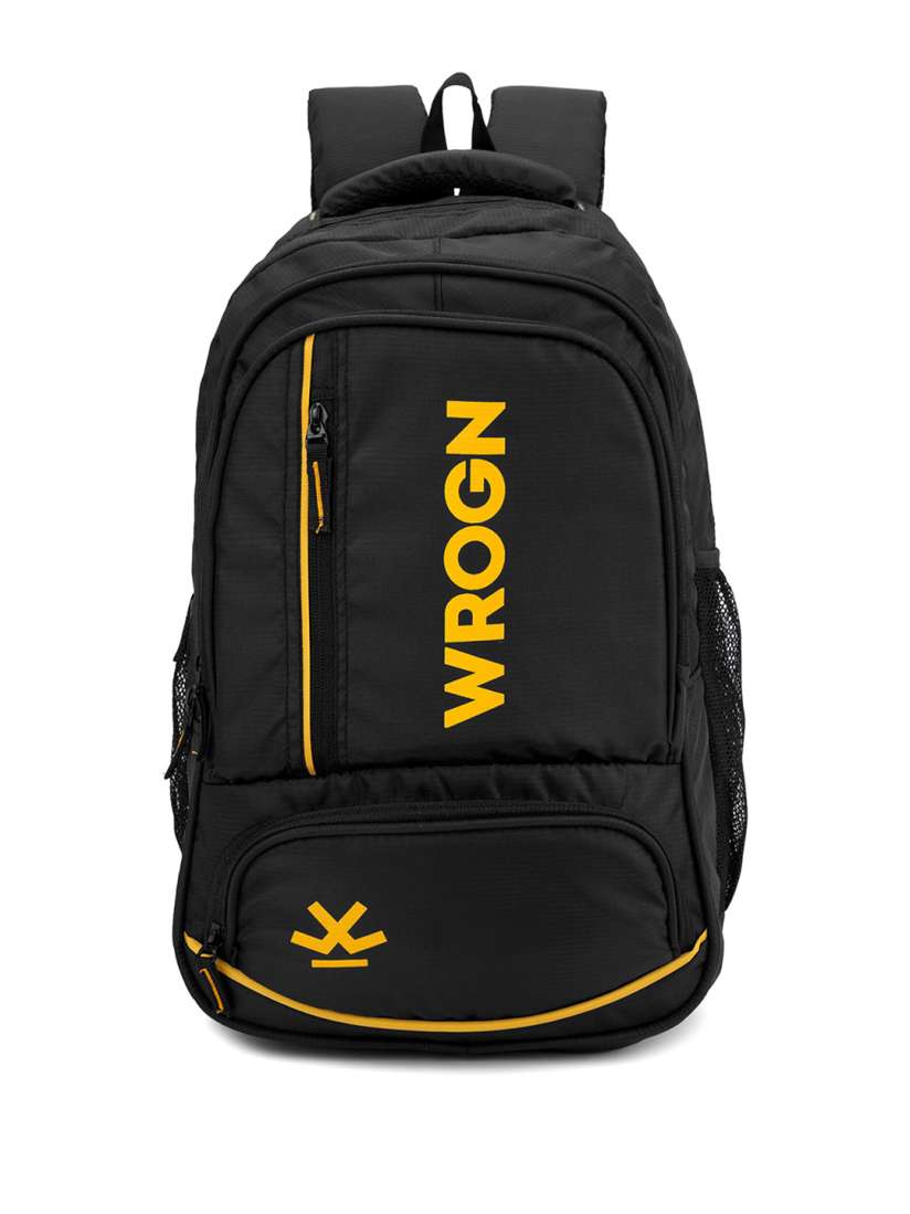 Buy WROGN Unisex Brand Logo Backpack with Shoe Pocket Rain Cover Backpacks for Unisex 24382160 Myntra