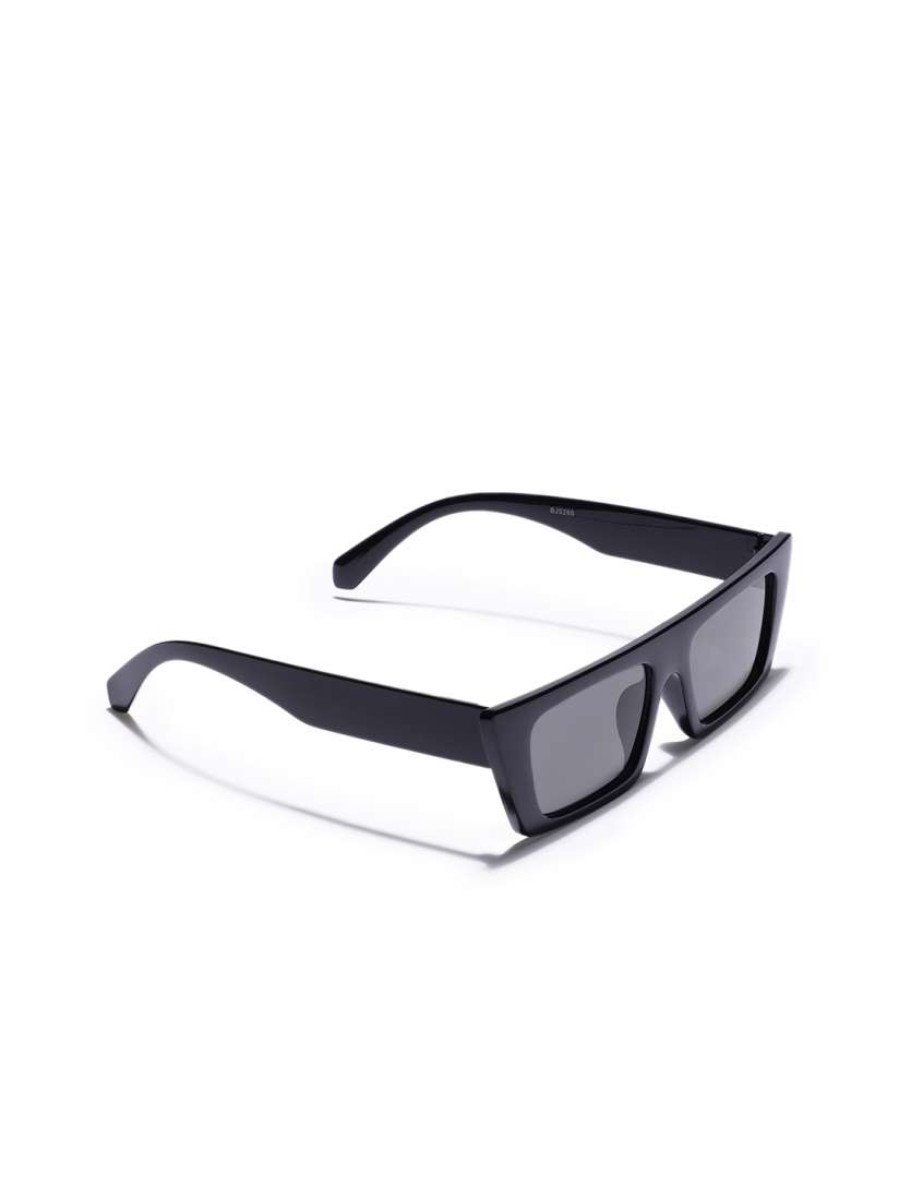Buy DressBerry Unisex Black Lens Black Square Sunglasses with UV Protected Lens Sunglasses for Unisex 24383424 Myntra