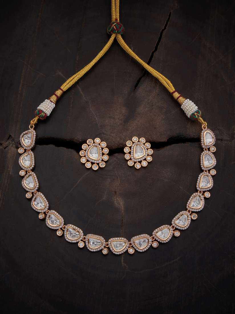 Buy Kushal s Fashion Jewellery CZ Studded Jewellery Set Jewellery Set for Women 24386622 Myntra