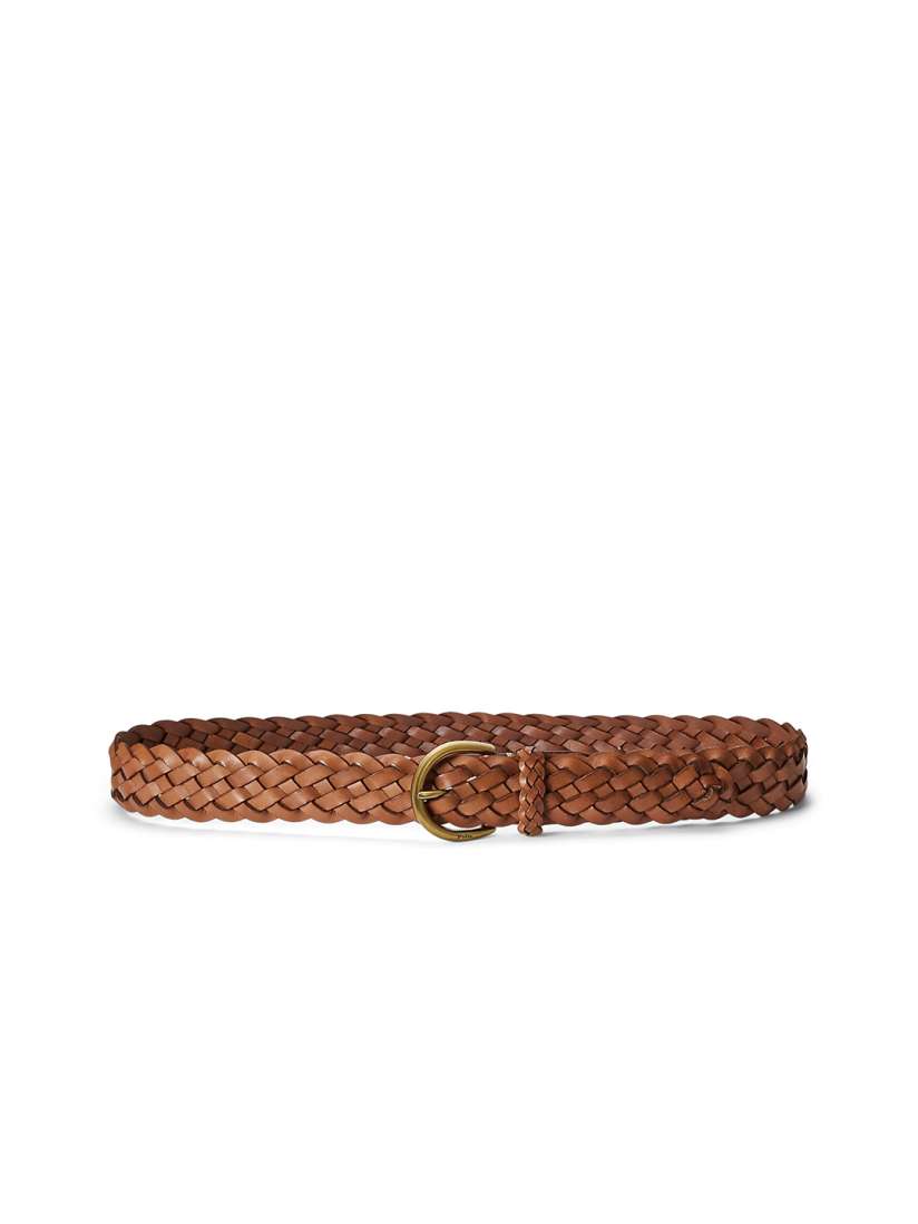 Buy Polo Ralph Lauren Women Textured Leather Braided Calfskin Belt Belts for Women 24391494 Myntra