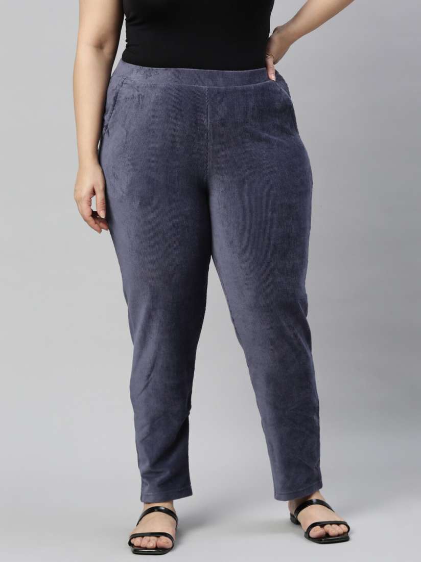Buy Go Colors Women Slim Fit Corduroy Treggings Jeggings for Women 24391502 Myntra