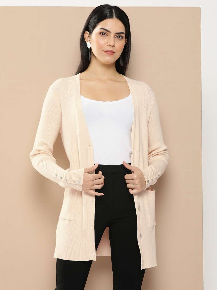 Myntra long cardigan 2025