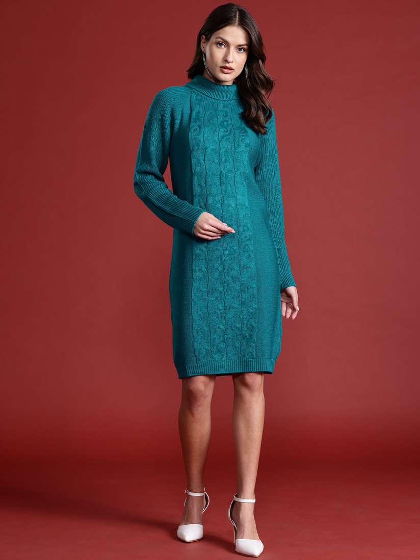 Myntra sweater dress top