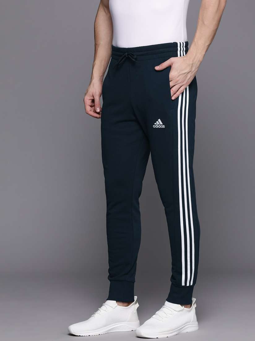 Adidas 3 stripe joggers hot sale