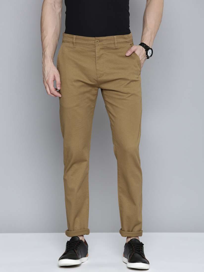 Buy Levis Men 512 Textured Slim Fit Trousers Trousers for Men 24396124 Myntra