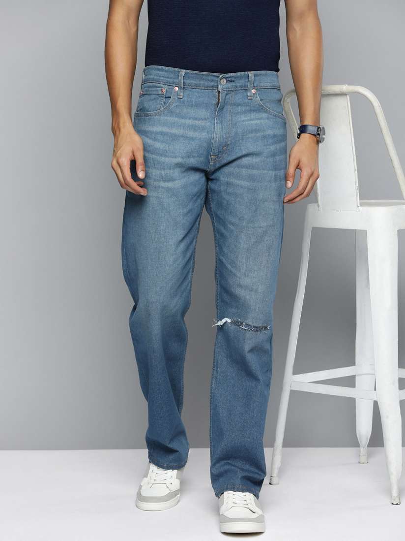 Levi's men's straight fit jeans discount