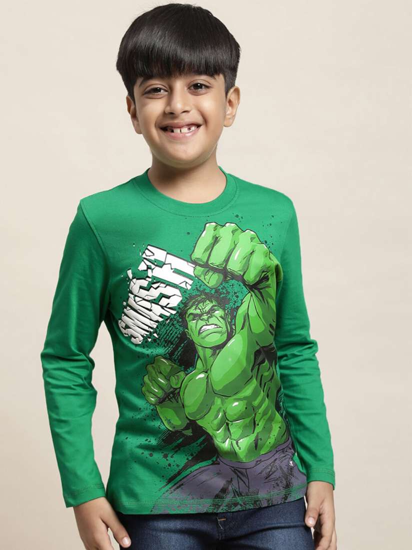 Boys hulk tshirt store