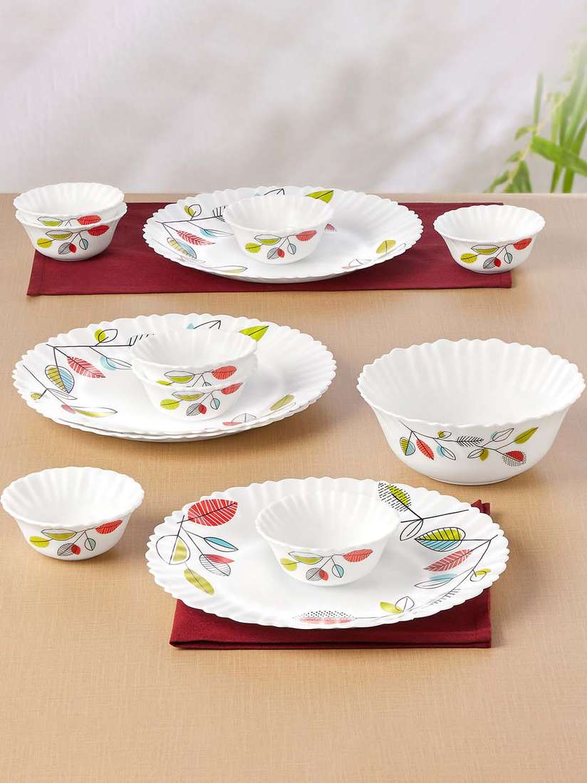 Tableware Borosil Larah Dinner Set 13 Pieces Buy Larah By