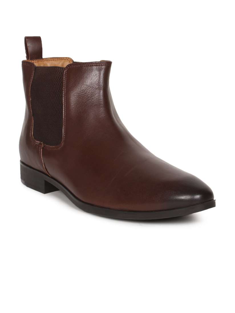 Buy Van Heusen Men Brown Formal Chelsea Boots Boots for Men 2440271 Myntra