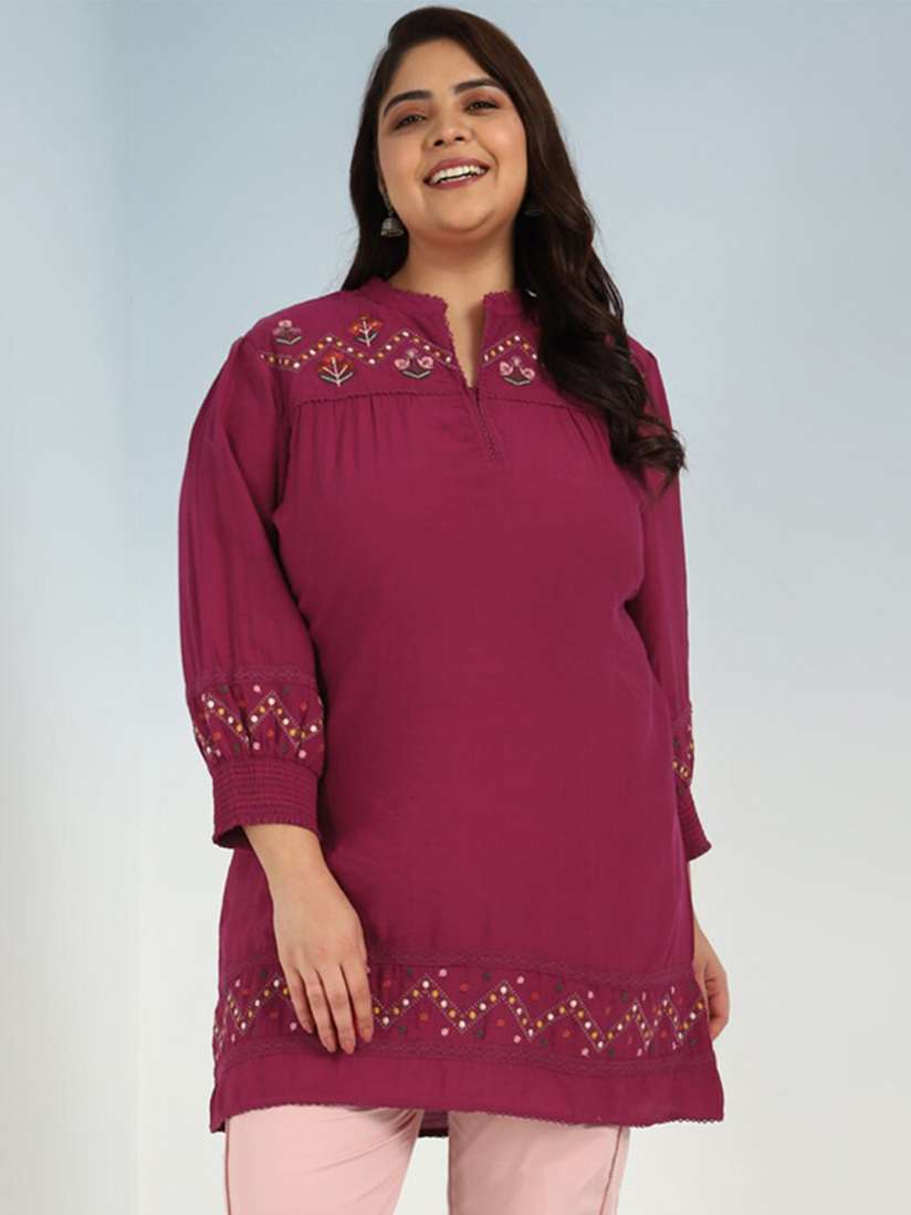 Myntra plus size kurtis online