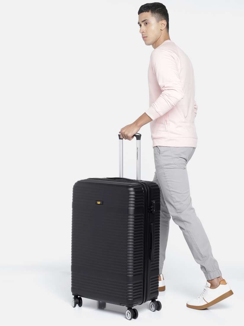 Buy CAT Textured 360 Degree Rotation Hard Large Trolley Bag 100 L Trolley Bag for Unisex 24406826 Myntra