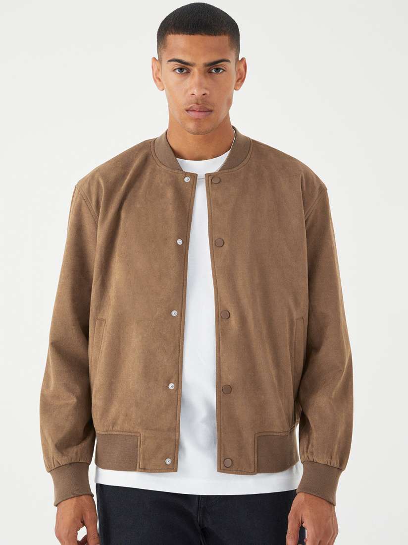 Boohooman suede jacket top