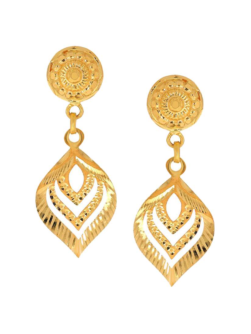 Buy SENCO Peacock Glory 22KT Drop Gold Earrings Earrings Gold for Women 24414282 Myntra