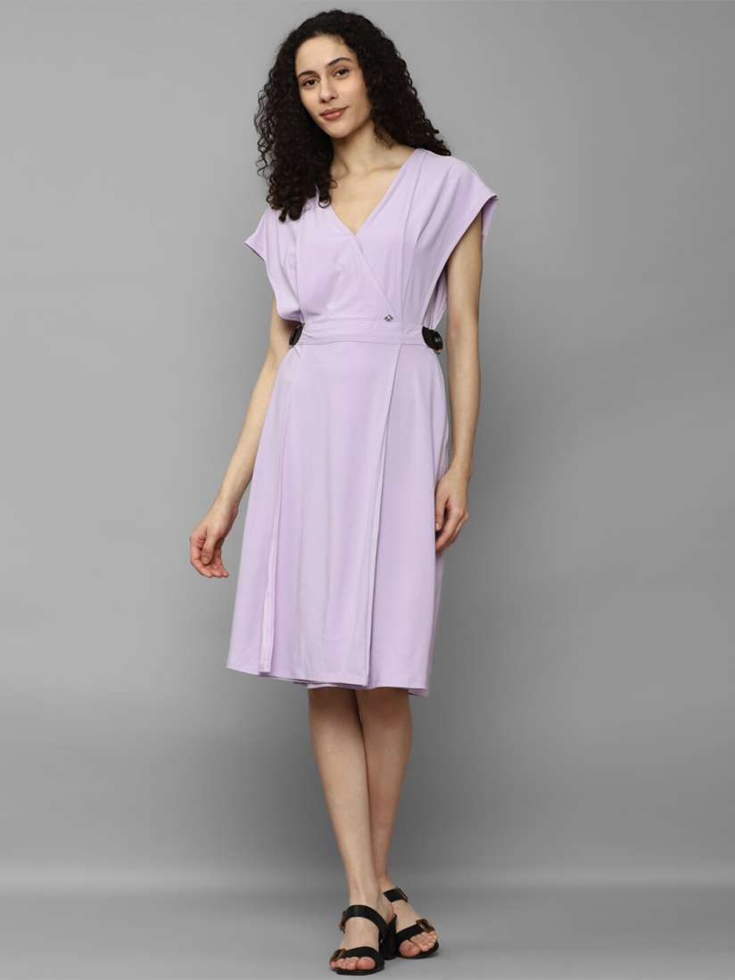 Buy Allen Solly Woman V Neck Wrap Dress Dresses for Women 24414874 Myntra