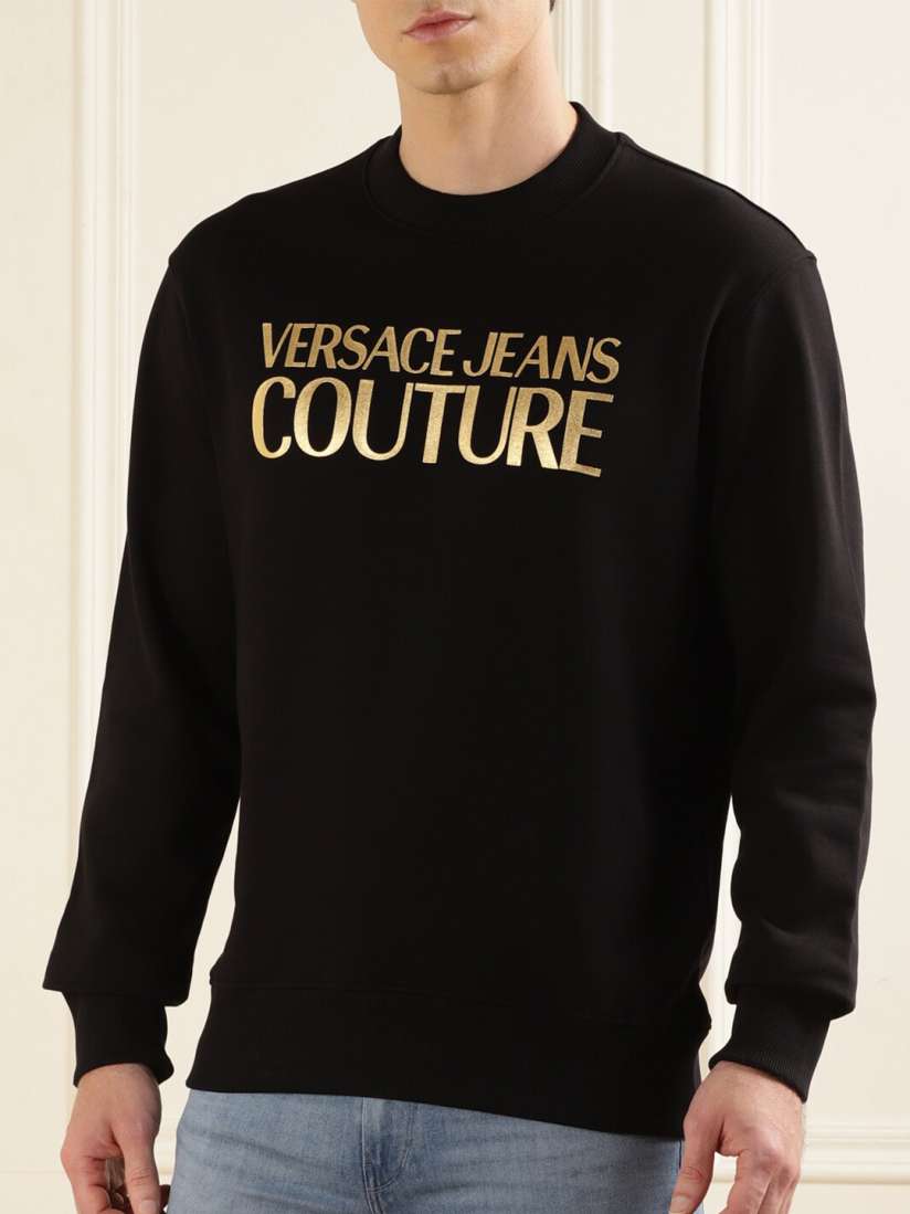 Buy Versace Jeans Couture Men Printed Cotton Pullover Sweatshirt Sweatshirts for Men 24415264 Myntra