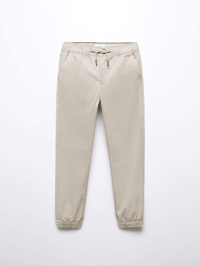 Buy Mango Kids Boys Elasticated Joggers Trousers for Boys 24423776 Myntra