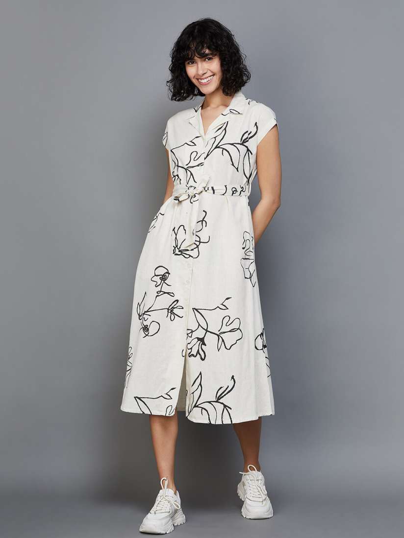 Floral cuban dress outlet