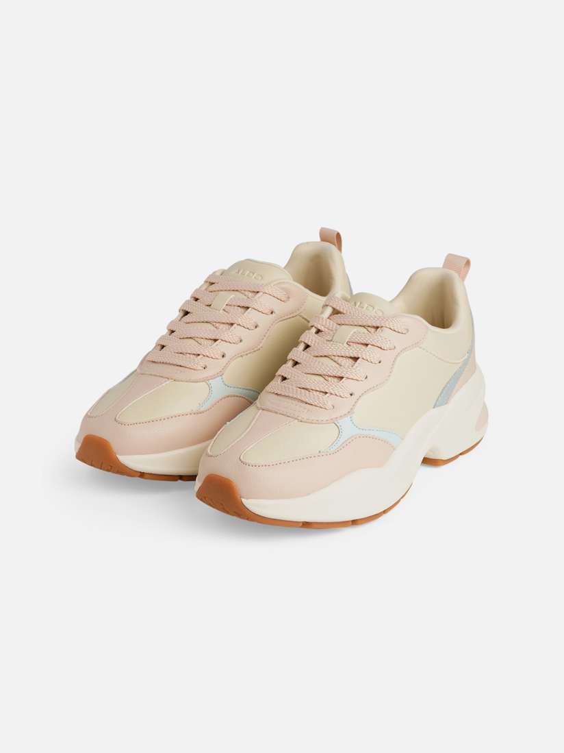 Buy ALDO Women Cream Colourblocked Lace Up Sneakers Casual Shoes for Women 24425898 Myntra