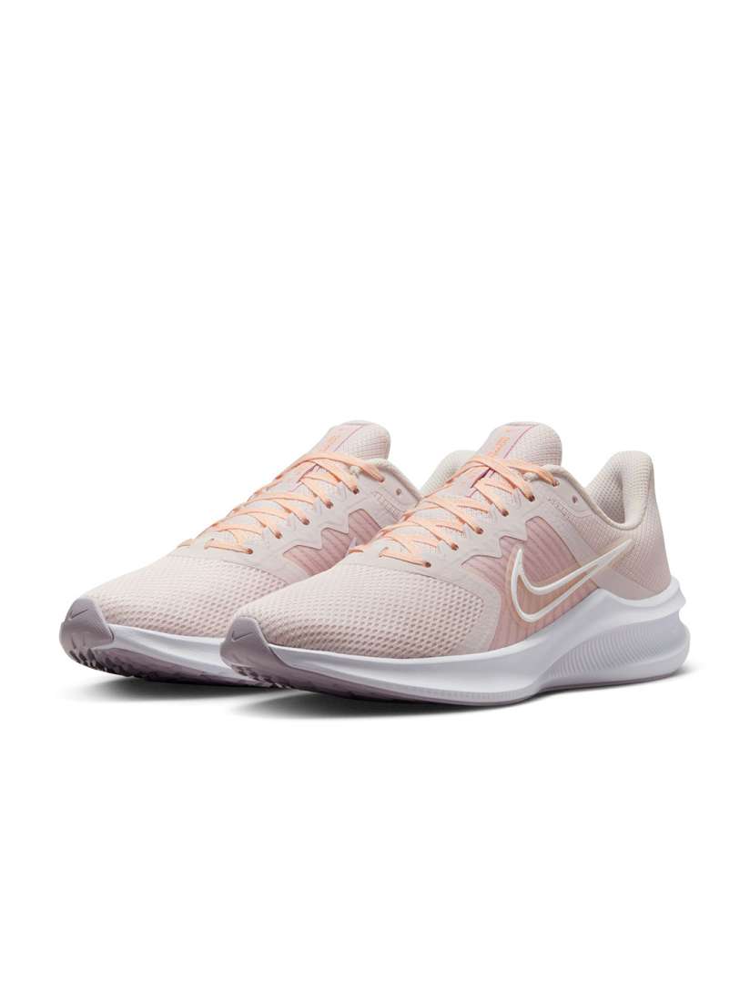 Nike grey and pink running shoes cheap