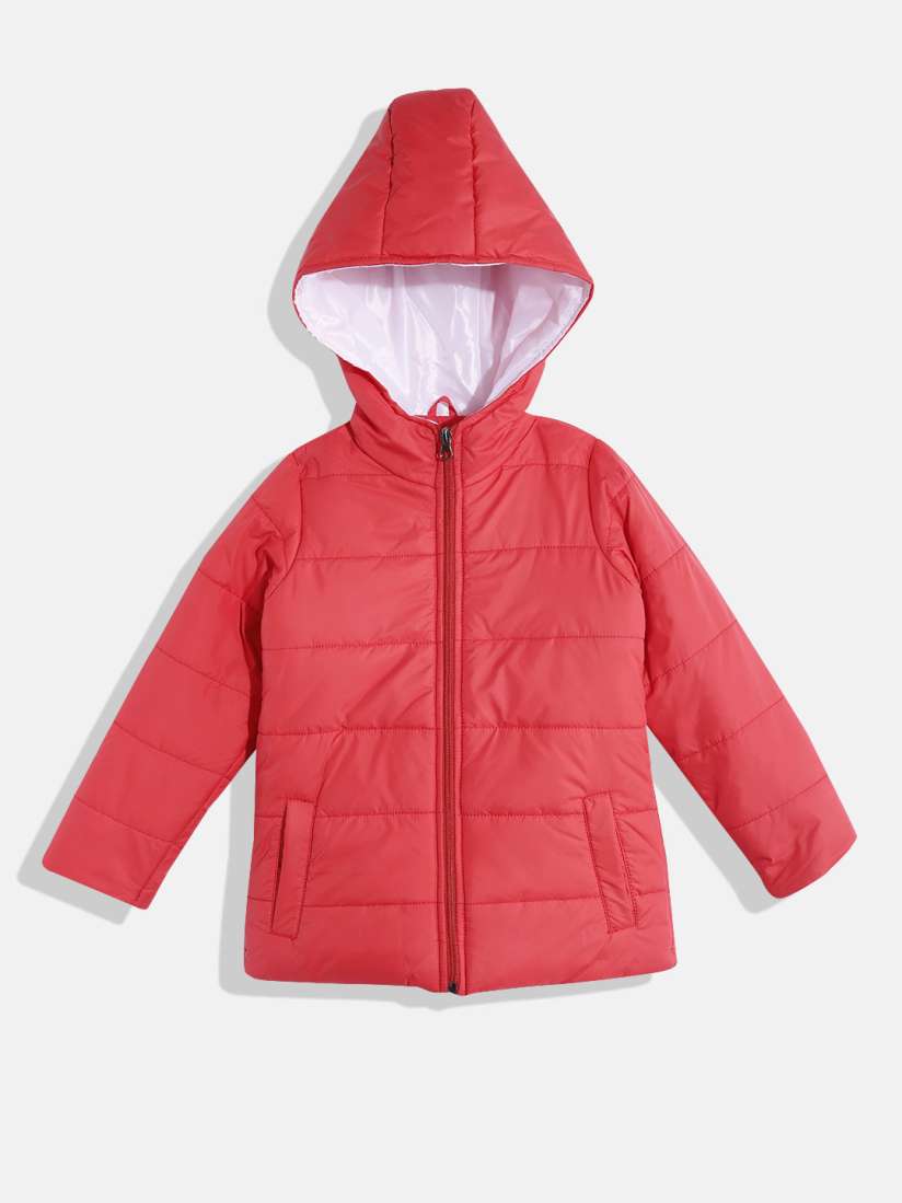 Buy White Snow Girls Hooded Padded Jacket Jackets for Girls 24431534 Myntra